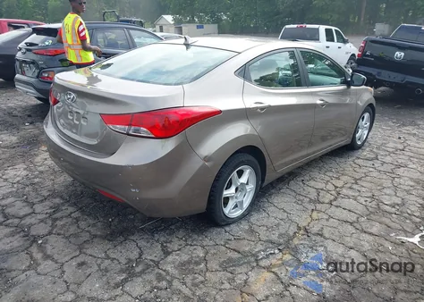2013 Hyundai Elantra Gls из США, поврежденный, VIN 5NPDH4AE3DH323110